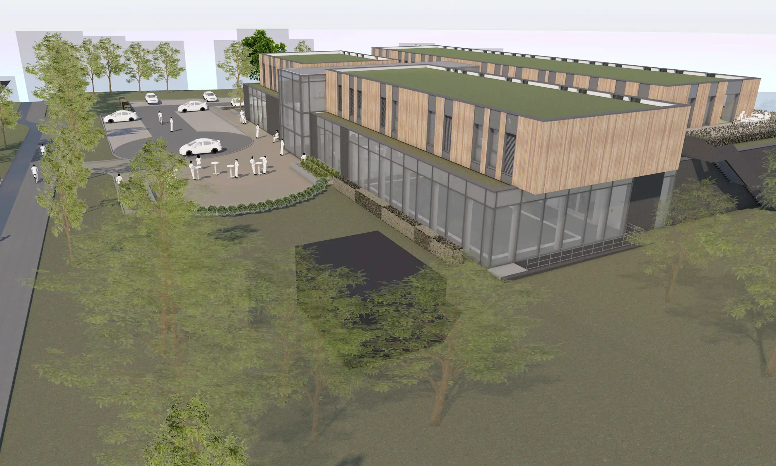 Geb&auml;ude und Eingang am Gallberg 21