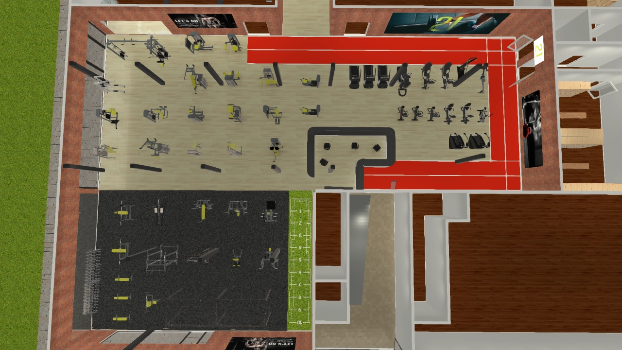 Trainingsbereich im TwentyOne