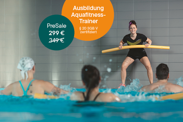 Werde zertifizierter Aquafitness-Trainer