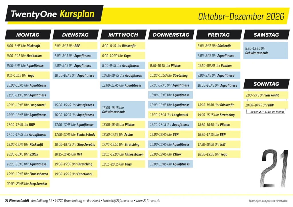 TwentyOne-Kursplan-Q4-2026