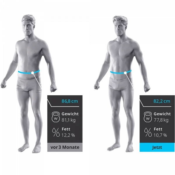 SCANECA Bodyscan Fotschritt